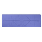 TD® Tapis Yoga -Tapis De Sport Fitness a La Maison -Tapis de Pilates,Poids léger,Antidérapant 183 * 61 * 0,6 cm violet