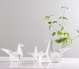 TD® statuette origami oiseau animaux statue sculpture decoration moderne decorative design maison artisanale chambre creative meuble