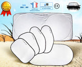 TD® Pare soleil voiture bébé pare brise avant enfant anti éblouissement fenêtre arrière bloquer les rayons UV soleil 6 jets universe