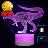 TD® Veilleuse 3D Illusion Veilleuse 7 couleurs tactile Lumière LED HMI81213004BK_cbas