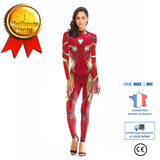 TD® Halloween decoration costume de scène de personnage de cosplay de film nouveau costume de combat combinaison imprimée taille L