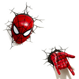 TD® Decoration De Table - Centre De Table QJ4ZD Veilleuse 3D Iron Hand Marvel