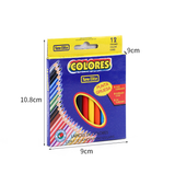 Crayons couleur pour la peinture 12 couleurs couleur pinceaux ensemble crayons de couleur peinture couleur pour enfants appre