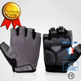 TD® Une paire Version améliorée des gants en maille demi-doigt vélo cyclisme conduite femmes cyclisme gants de fitness antidérapant