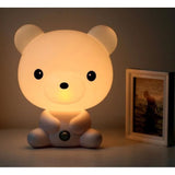 TD® Lampe pour chambre d'enfant/ Lampe de chevet Table de Nuit Lampe Réveil en Forme de Ourson / Décoration Cadeau Enfants