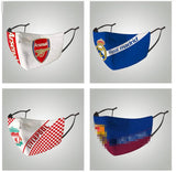 TD® Masque de soie de glace en plein air équitation écran solaire impression football anti-poussière moe respirant masque mince XKZ-