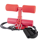 TD® Hommes et femmes exercice à domicile ventre mince sit-ups aide yoga fitness pied fixe ventouse abdominale bigoudi rose pêche