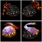 TD®  LED Rotatif Dream Starry Sky Lampe USB Starry Sky Projecteur Lampe Chambre 3D Night Light Starry Projecteur