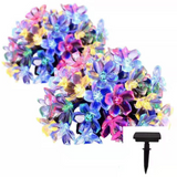 TD® Guirlande lumineuse LED cerisier Perles de lampe étanches Lumière douce Utilisation sûre 30LED 6.5 m