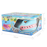 TD® Jouet enfants Mordre un doigt grand requin avec de la musique mordre les gens prudent pirate appuyer entier personne couleur ble