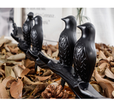 Patère crochet noir créativité derrière la porte oiseau crochet cintre patère sans couture tenture murale vêtements patère sa