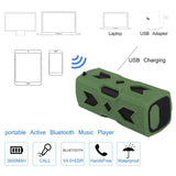 INN® Haut-parleur Bluetooth étanche explosif Nouveau mousqueton audio Bluetooth Audio extérieur sans fil Bluetooth Vert