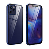 TD® Étui de téléphone portable pour iPhone13pro max couvercle de protection anti-poussière magnétique en verre trempé double face