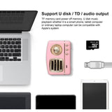 INN® Nouveau haut-parleur Bluetooth sans fil portable rétro créatif mini subwoofer petit canon en acier blanc