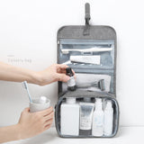 Sac de rangement, trousse à cosmétiques, crochet pliant de voyage, articles de toilette, transparent, imperméable, multifonct
