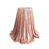 TD® Nappe pailletée pleine page 3MM, nappe brodée pailletée, nappe, nappe pailletée mariage, ronde 180CM