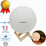 TD® Lampe LED forme de lune 3D Ambiance chambre enfant rêve beauté/Objet moderne tendance décoration intérieur lumineuse