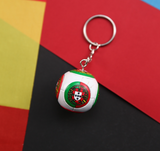 TD® Coupe d'Europe Football porte-clés Football pendentif cadeaux pour les fans de jeux allemands périphérique cadeau porte-clés