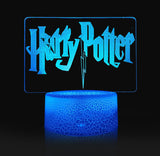TD® Veilleuse 3D Led Veilleuse Pour Enfant Harry Potter Chambre Sommeil Lumi&egrave;re 7 Changement De Couleur