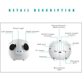 INN® M20 mignon de porc Forme Double Haut-parleur Bluetooth Haut-parleur Banque d'alimentation soutien à la