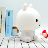 INN® Beau dessin animé de lapin forme portable de bureau de lampe de lumière de lampe Lampe de Nuit pour Bébé Cadeau de Noël