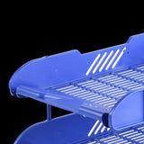 TD® Plateau de classement à trois couches a4 support de fichier épais boîte de rangement fournitures de bureau support de gestion de