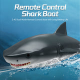 TD® 2.4G simulation requin télécommande bateau haute vitesse et longue durée de vie de la batterie hors-bord électrique bateau jouet