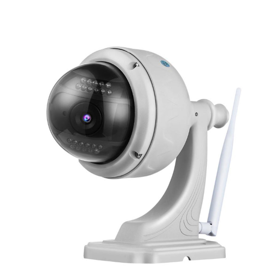 TD® Caméra panoramique sans fil à 360 degrés WiFi à domicile Vision nocturne à distance extérieure avec téléphone portable HD