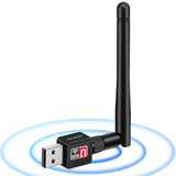 TD® carte réseau sans fil usb wifi150M ordinateur portable de bureau externe adaptateur réception et de transmission est plus compat