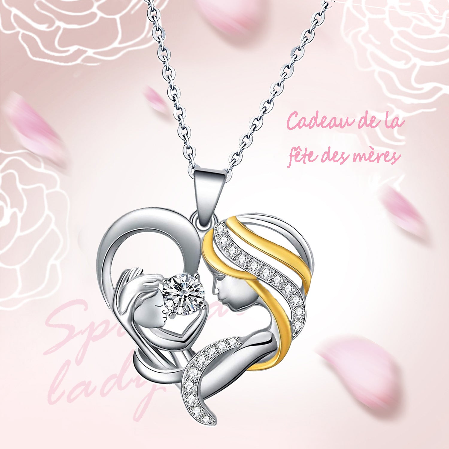 Jewelry Bijou Merci Maman Cadenas En Argent MERCI MAMAN WhyNow