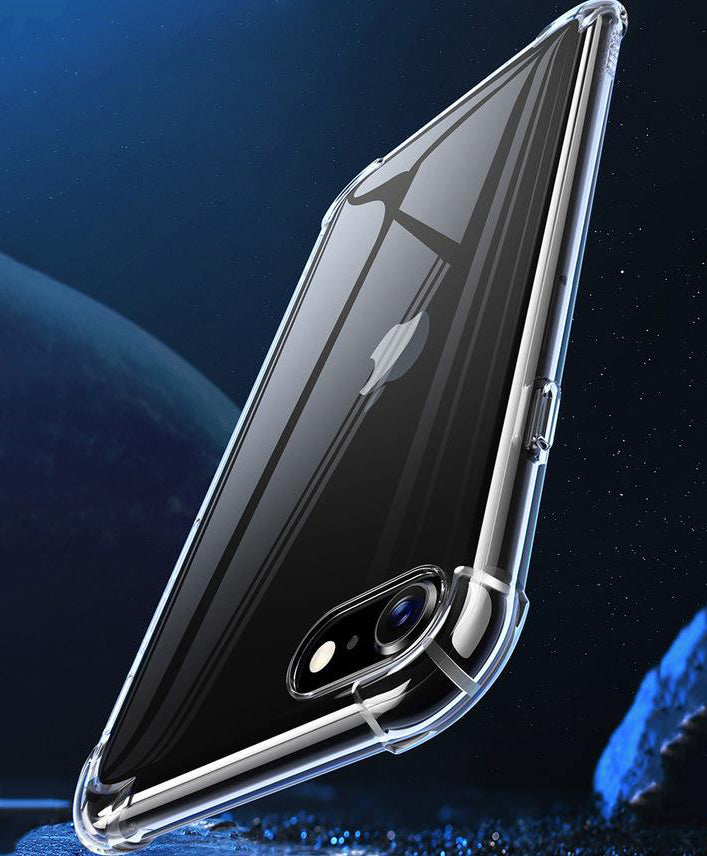 TD® Coque transparente iPhone 8 Plus 7 anti choc apple ultra fine de protection incassable souple ulta resistante housse plastique