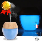 TD® Veilleuse à LED rotative pour humidificateur d'air à couleur créative à la maison avec arrêt automatique