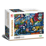 TD® Puzzle éducatif pour enfants jouet puzzle de décompression adulte 1000 pièces puzzle de papier de peinture de renommée mondiale