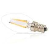 TD® 10X E14 Filament LED 4W Ampoule Edison C35 COB Ampoules Vintage Blanc Chaud 400LM Forme Bougie LED AC 220V