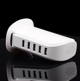 TD® Chargeur USB voilier 5 ports multiprise bureau 5V 4A chargeur multi-ports pour téléphone portable tablette 5 chargeur USB charge