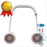 INN® Ventilateur cou suspendu paresseux cou suspendu ventilateur sans feuilles Mini étudiant Portable extérieur ventilateur électriq