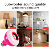 TD® Ampoule bluetooth LED intelligent connecté télécommande à distance lampe couleur lumière blanche chaude éclairage salon chambre