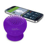 TD® Mini enceinte bluetooth, haut-parleur à ventouse salle de bain waterproof étanche violette sans fils main libre