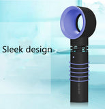 TD® Ventilateur mini charge portable USB autonomie 6 h conception métal chargement USB poignée confortable pour aérer taille compact