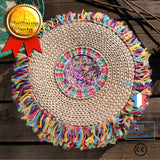 TD® Tapis Ballas MULTICOLORE Diamètre 120 The Rug Republic
