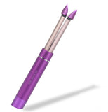 TD® Baguette à friser portable en céramique soins des cheveux curling télescopique à double usage petite attelle mini fer à friser