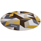TD® Tapis ordinateur chaise tapis de sol tapis chambre maison chambre tapis tapis de sol rond tapis de sol lavable en Machine