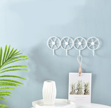 Crochet fer Art crochet rond poinçon gratuit créatif mignon cabine d'essayage porte-manteaux clé d'entrée décoration d'entrée