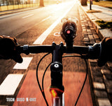 TD® Lampe de poche torche phare vélo moto led puissante rechargeable militaire véhicule anti-éblouissement quatre vitesses lumière