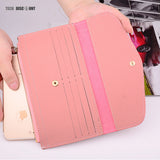 TD® Portefeuille en cuir à la mode pour femmes - Sac à main à fermeture à glissière Lady Long Sac à main / Accessoire maroquinerie