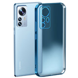 TD® Étui de téléphone portable anti-chute de galvanoplastie trou fin ultra-mince adapté au mil 12 coque souple givrée simple