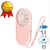 INN® Petit ventilateur créatif usb chargeant un mini ventilateur de poche étudiant en plein air avec ventilateur portable à cordon