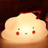 TD® Lampe de bureau cadeau d'anniversaire haute valeur créative rechargeable mignon nuage veilleuse modèle de couleur