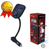 TD® Transmetteur FM bluetooth télécommandée contrôle musical kit mains libres radio FM branchement allumes-cigares multifonction