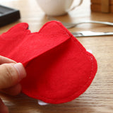 TD® Ensemble de couverts de Noël Fournitures de Noël sac à couverts ensemble de couverts fournitures de décoration de Noël 3 paquets